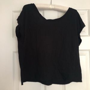 Fabletics Tops - Fabletics Off the Shoulder Scoop Back Tee Fabletics Tops - Fabletics Off the Shoulder Scoop Back Tee